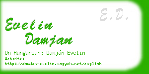 evelin damjan business card